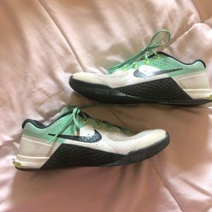 Teal Nike metcons, size 6.5.